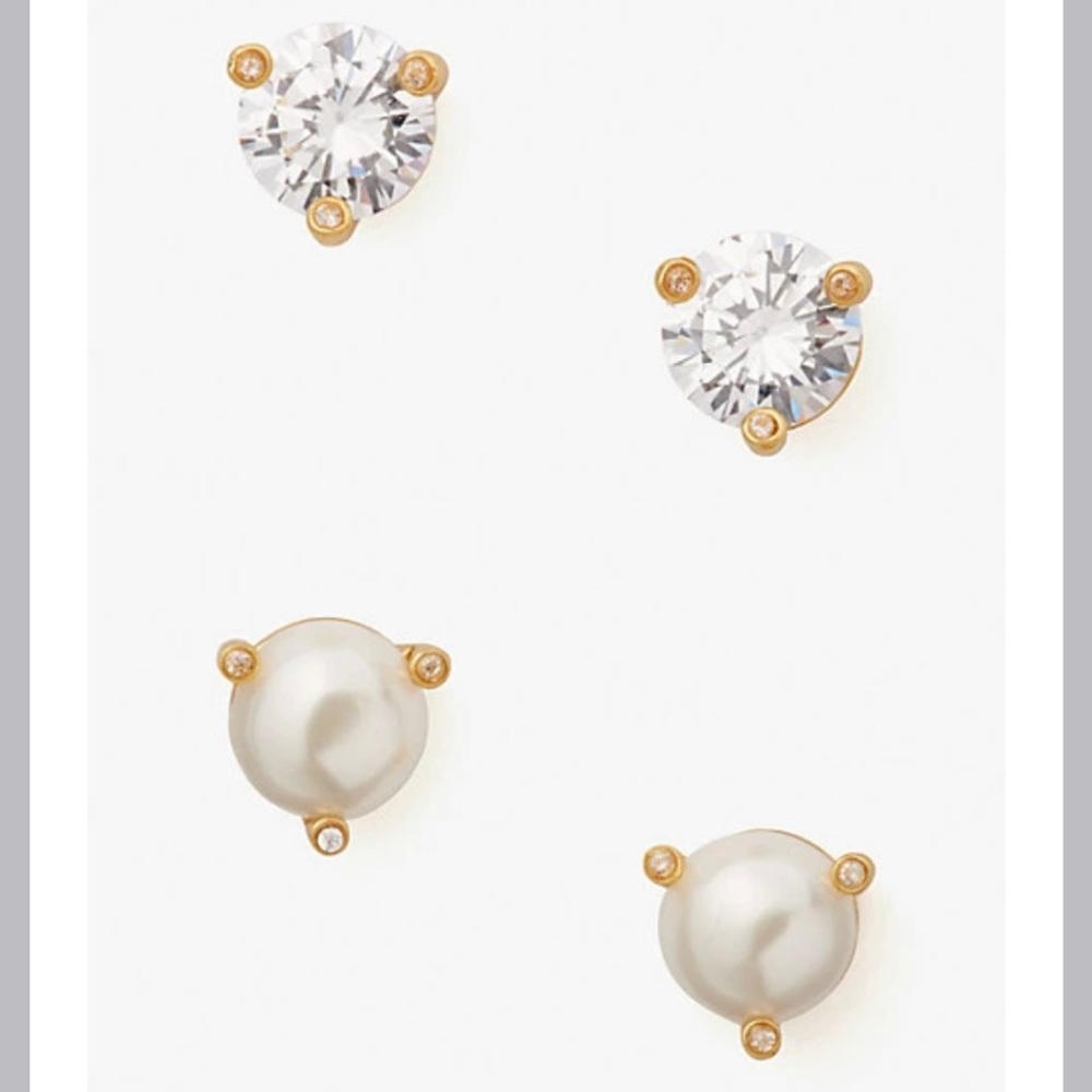 🎇HP🎇NWT Kate Spade Rise & Shine Earnings, Set of 2 - Picture 2 of 16